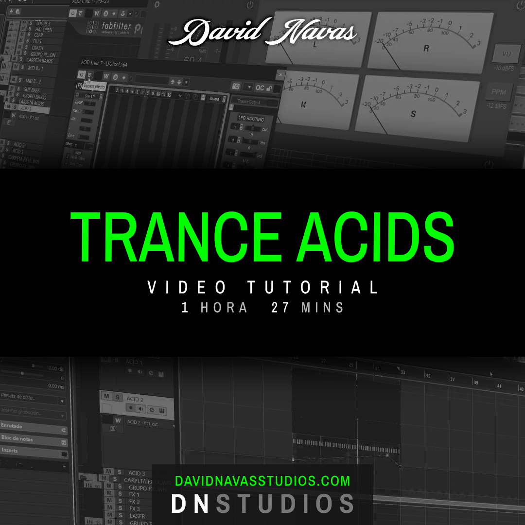 David Navas – Trance Acid Video Tutorial (1hr 27mins)
